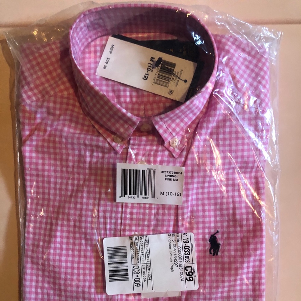 Boys short sleeve button down shirt